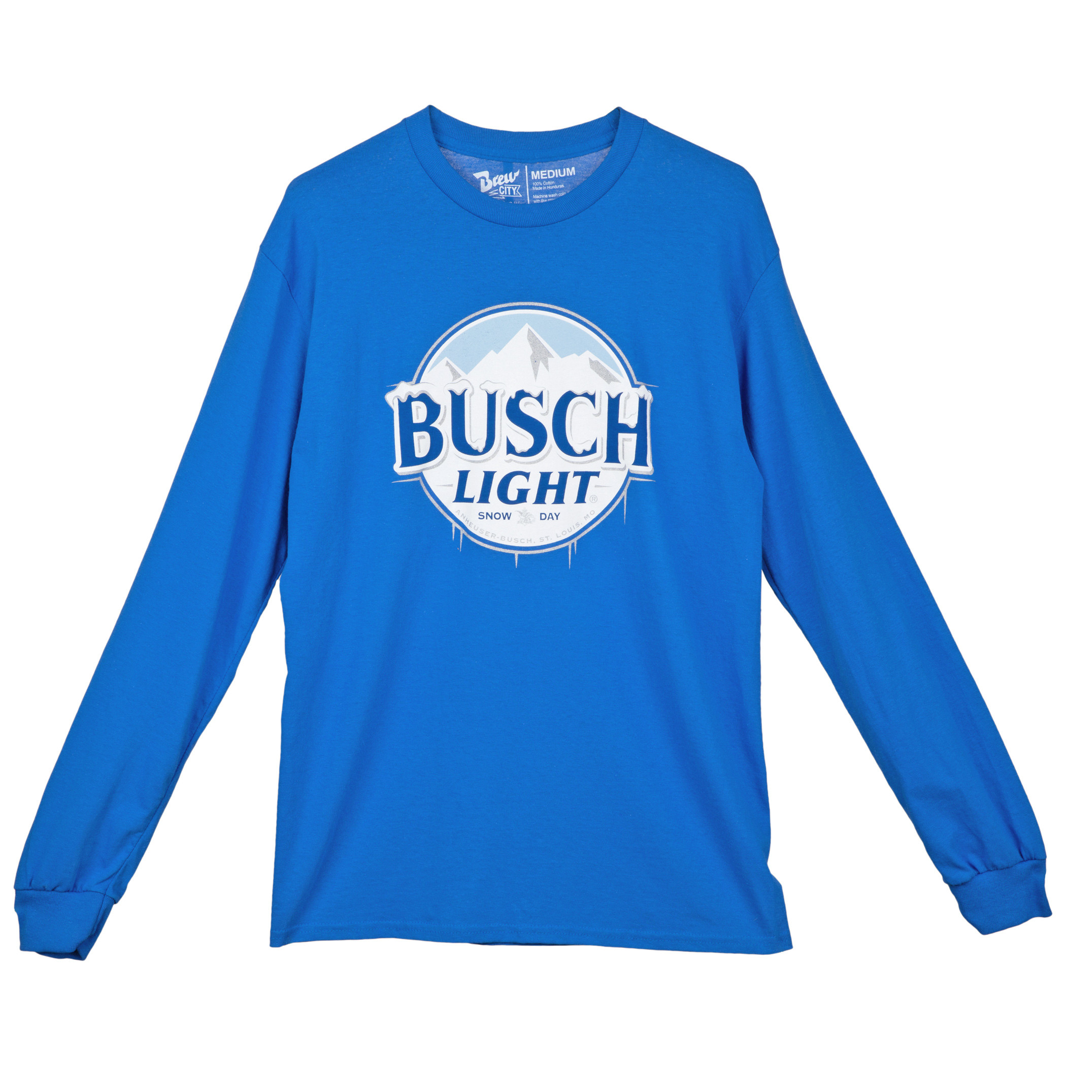 Busch Light Snow Day Logo Long Sleeved Shirt